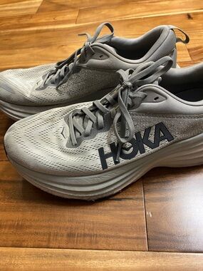 Hoka Neutral Gray Performance Running Shoes
